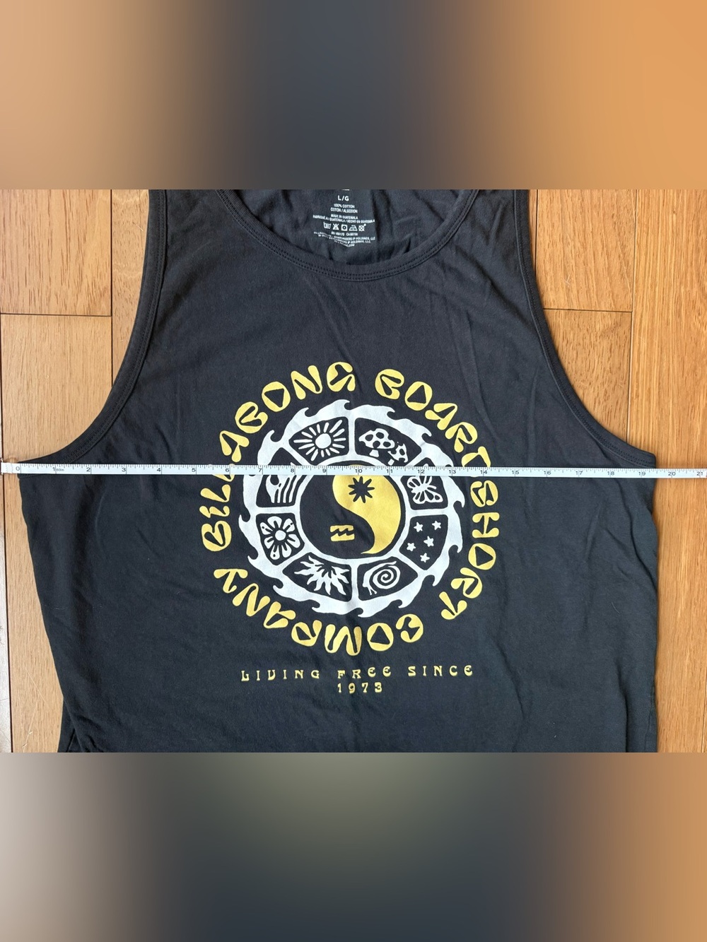 Billabong- Men's Black Graphic Tank Top - Picture 6 of 7